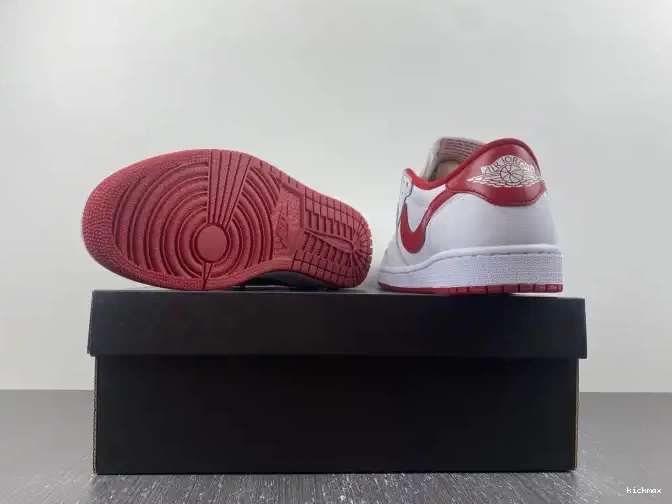 Rep MAX Jordan 705329-101 White 1 Varsity Red Retro Low 0403